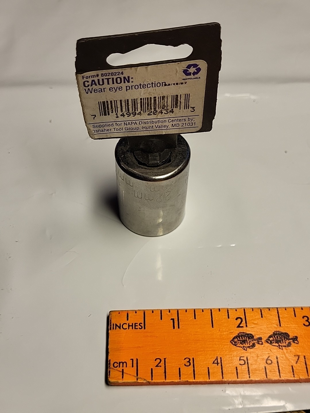 NAPA Tools 22mm 1/2 inch drive 12 point socket