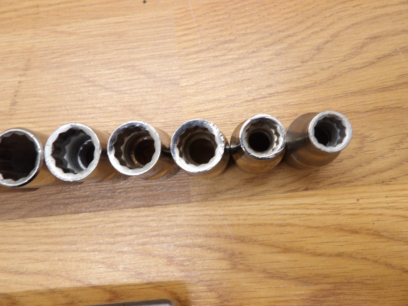 Craftsman 1/2″ Drive 12pt Metric Shallow Socket Set 15 pc (9- 30mm) USA +Ratchet