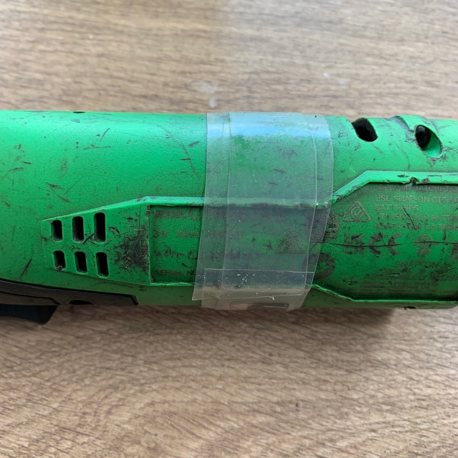 Snap-on CTR861 14.4V Brushless Cordless Ratchet With CTB8174 2.5Ah Battery Used
