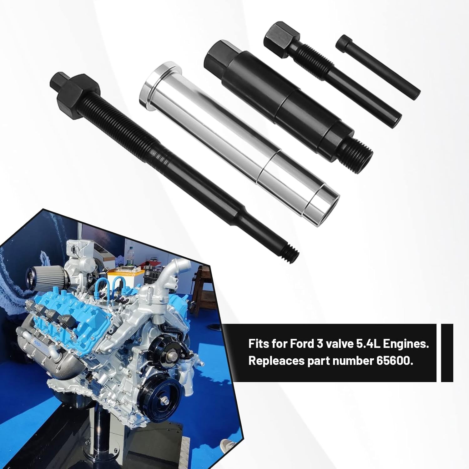 65600 Broken Spark Plug Remover Kit Extractor for Ford Triton 3 Valve Engines