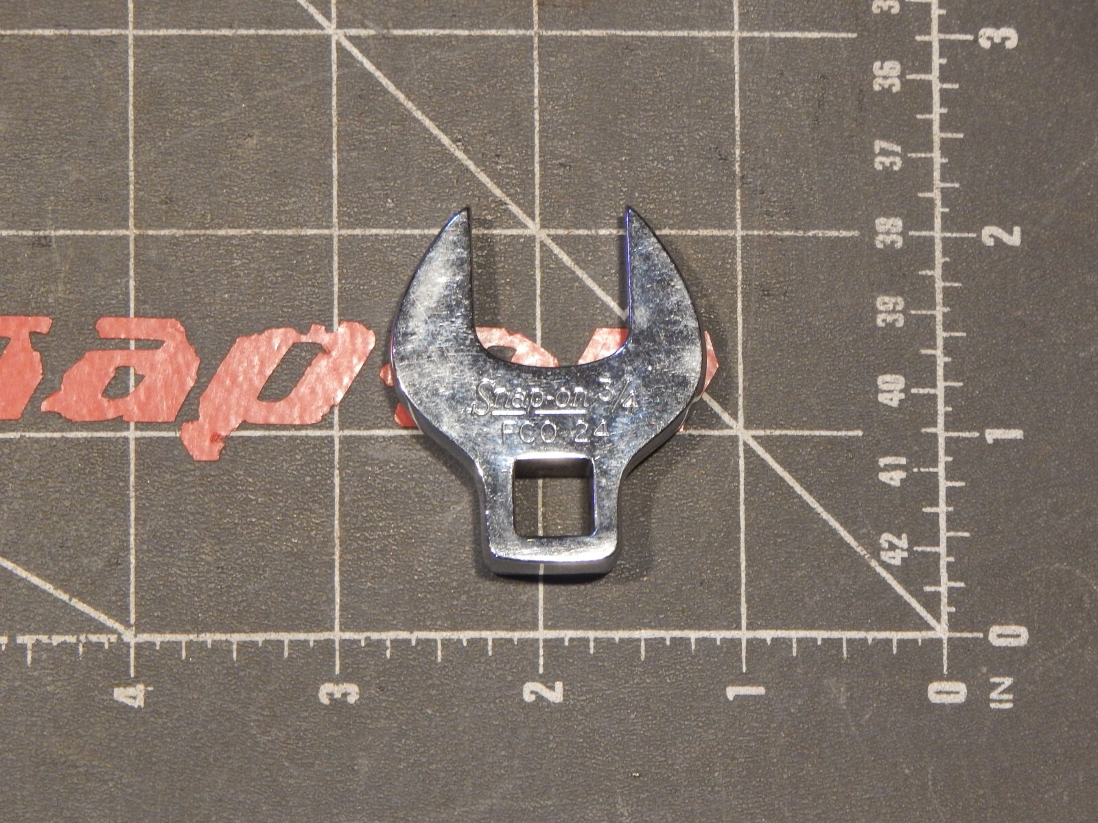 Snap On 3/8″ Drive Open End Crowfoot Wrench 3/4″ FCO24 Dr Crow Foot Underlined