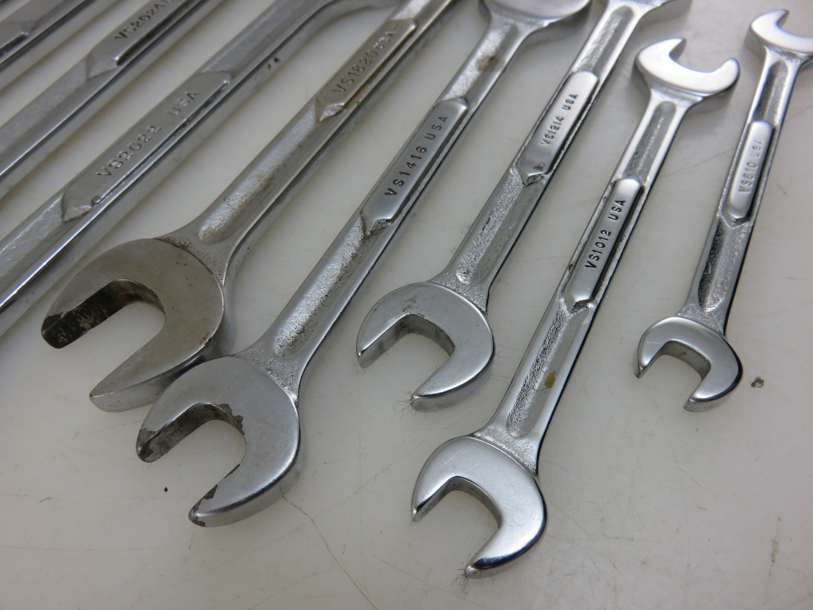 Snap-On VS Series Open End Wrench Set 11pc 1/4″-15/16″ Vintage