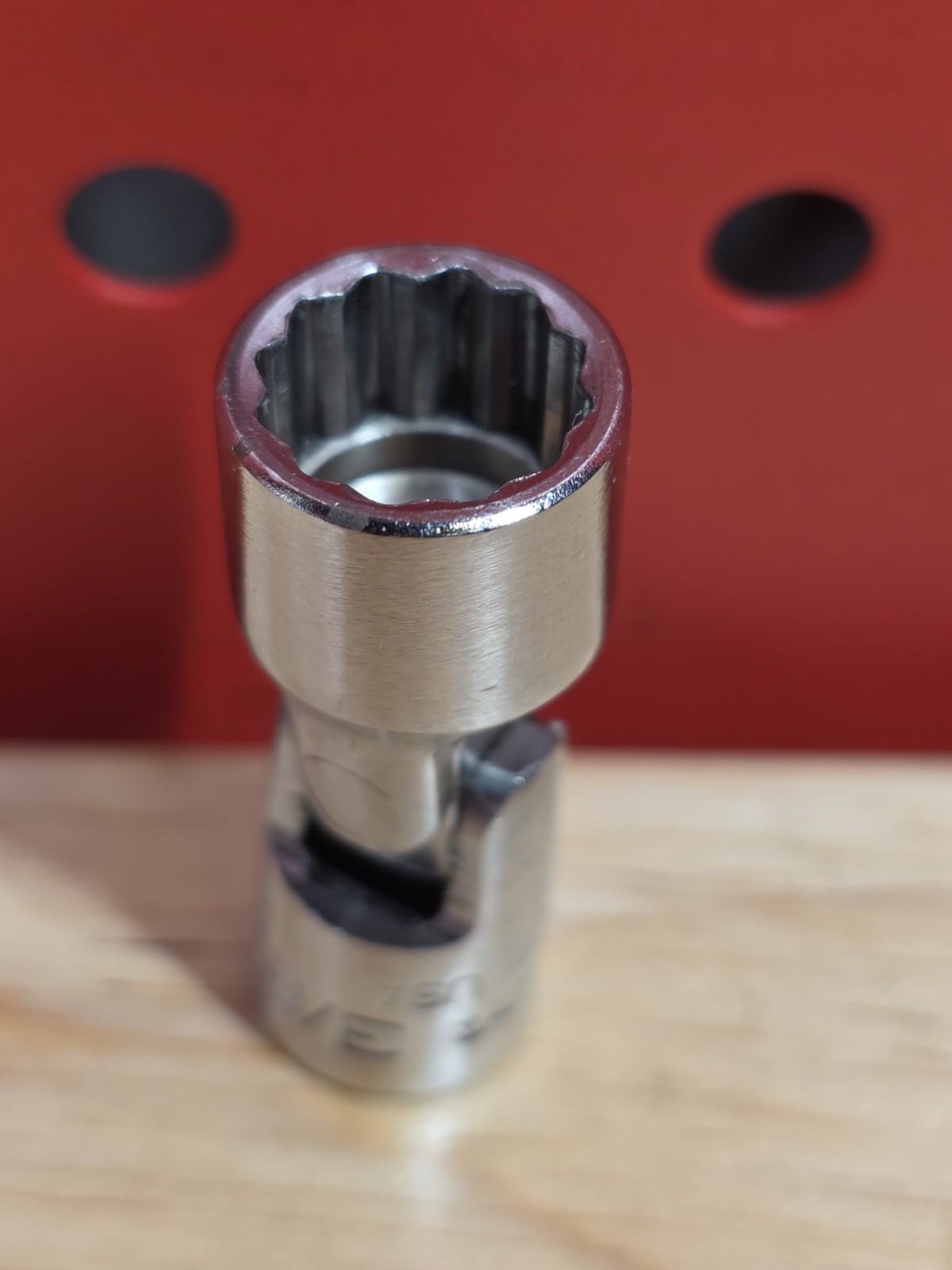Snap-on TMU121 3/8” SAE 1/4” Drive 12-Point Swivel Wobble Socket USA See Details