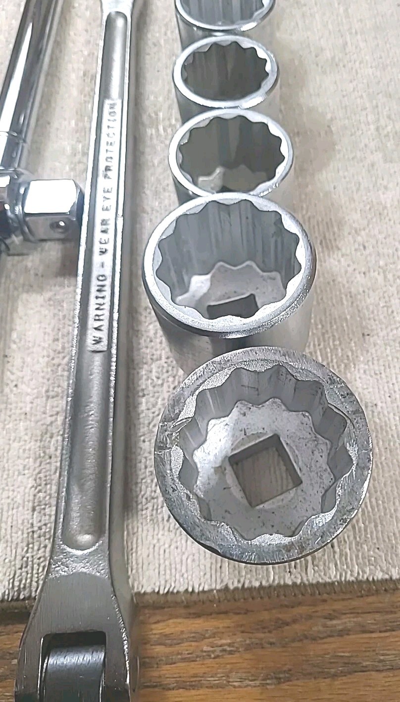 Proto Blackhawk, Craftsman, Stanley 3/4” Drive Sockets Extension Breaker Bar Lot