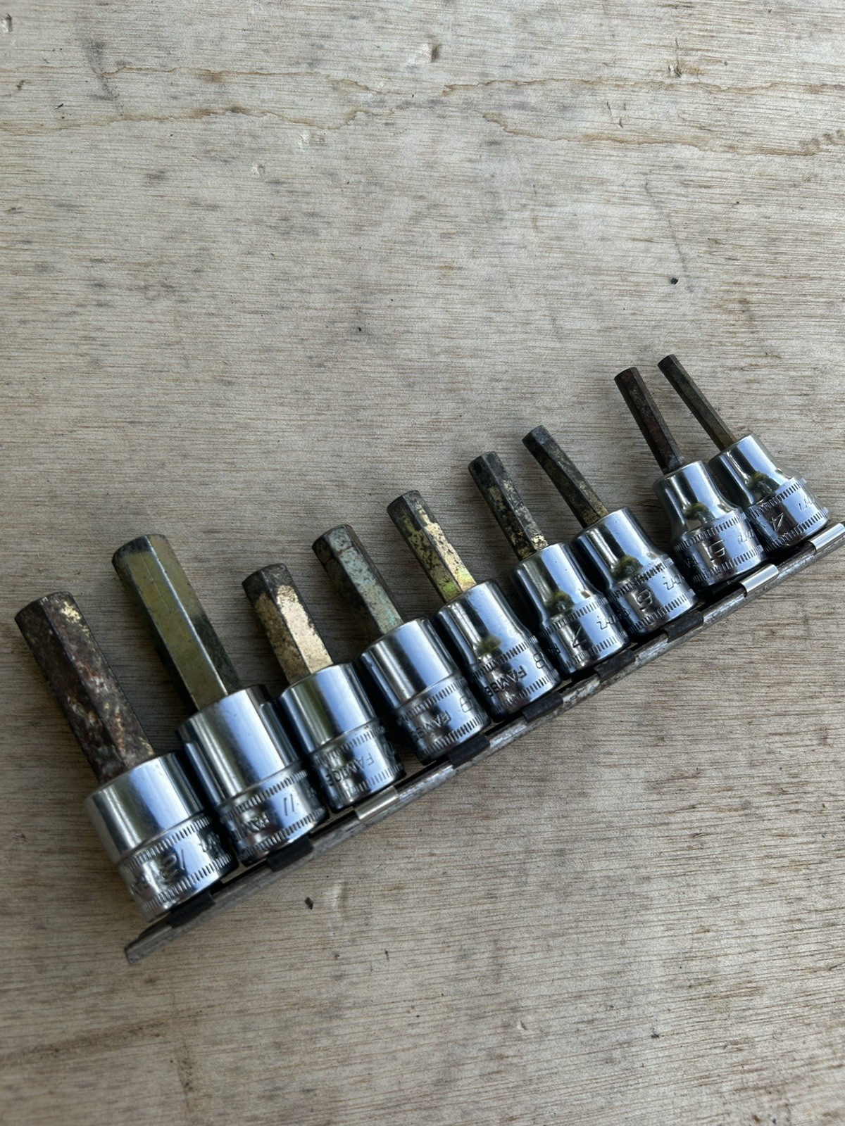Snap on Hex Allen Key Sockets 3/8″ Drive 4,5,6,7,8,9,10,11,12 Metric