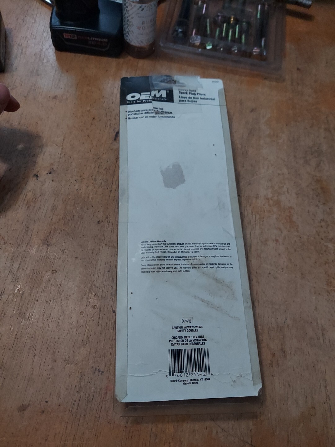 OEM Tools 25542 Spark Plug Pliers, 45 Degree Offset For Easy Gripping