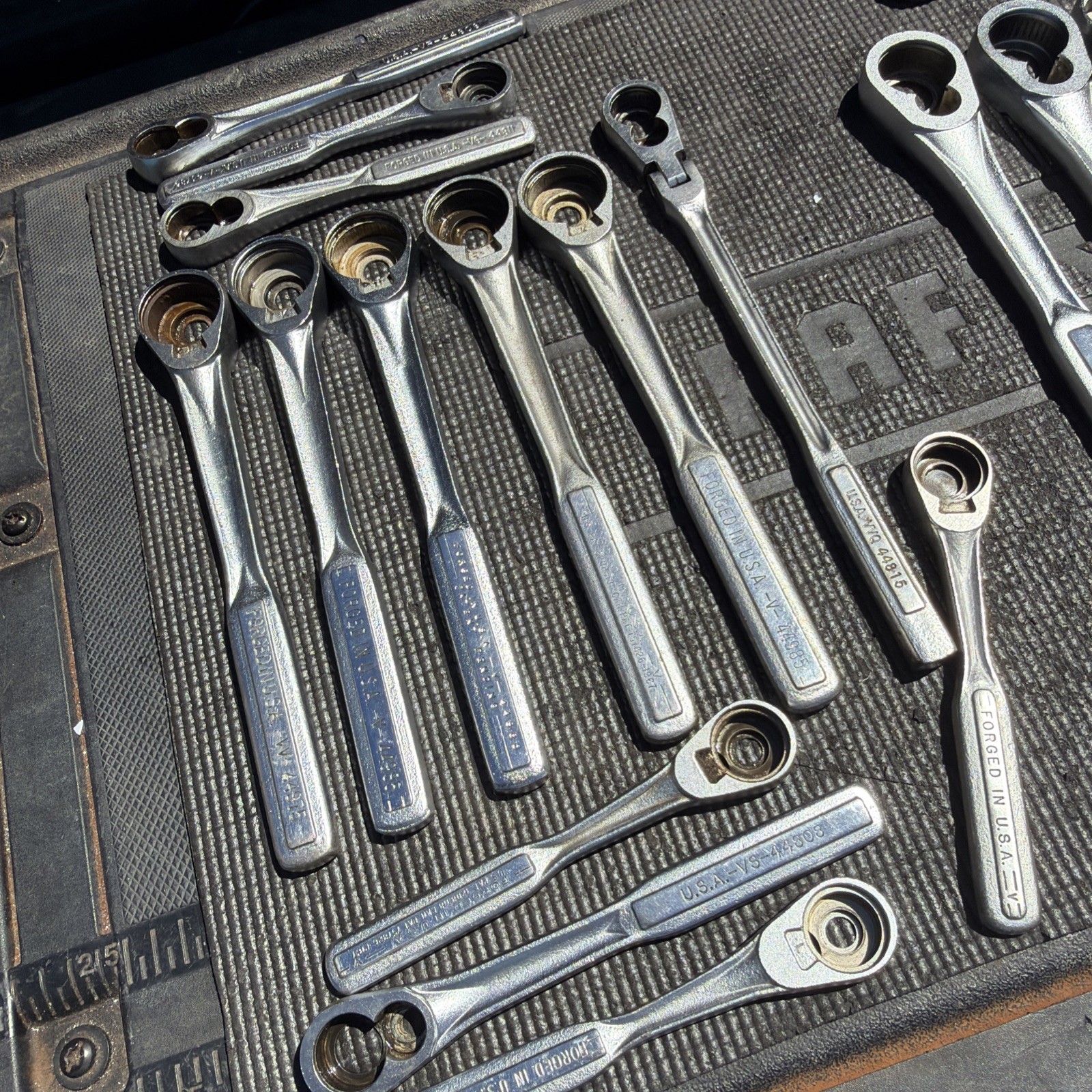22 Sears Craftsman USA 9 New 13 Used Ratchet Bodies Only No Guts 1/2” 44809 3/8”