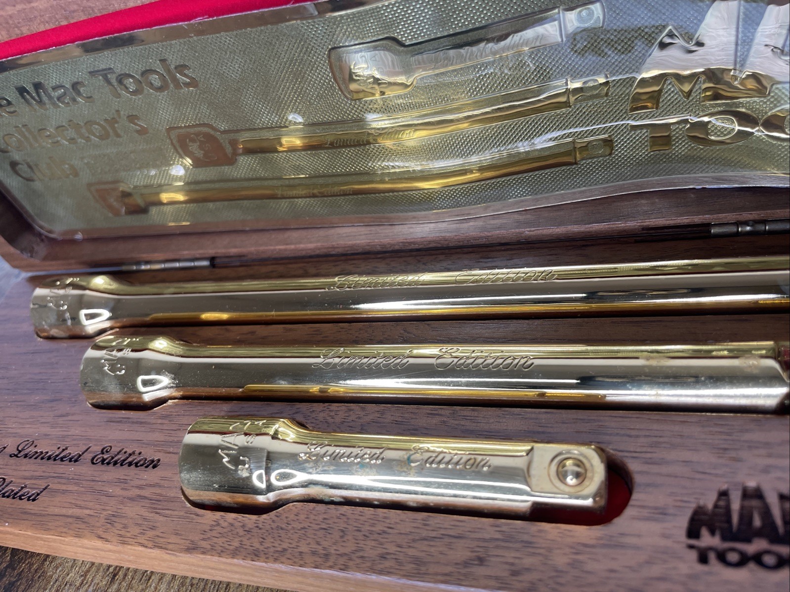 1991 Mac Tool Socket Extension Gold Plated Collector Club