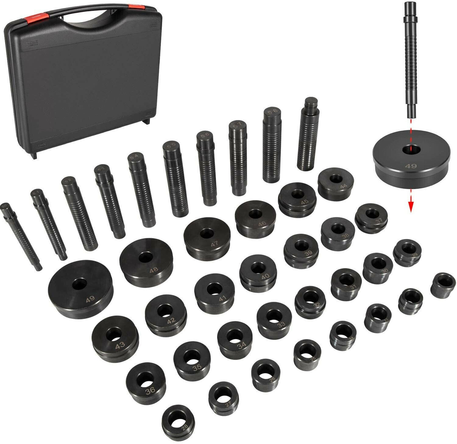 T-0220-39 Master Bushing Driver Kit for Chrysler GM Ford Transmission 39pcs/set
