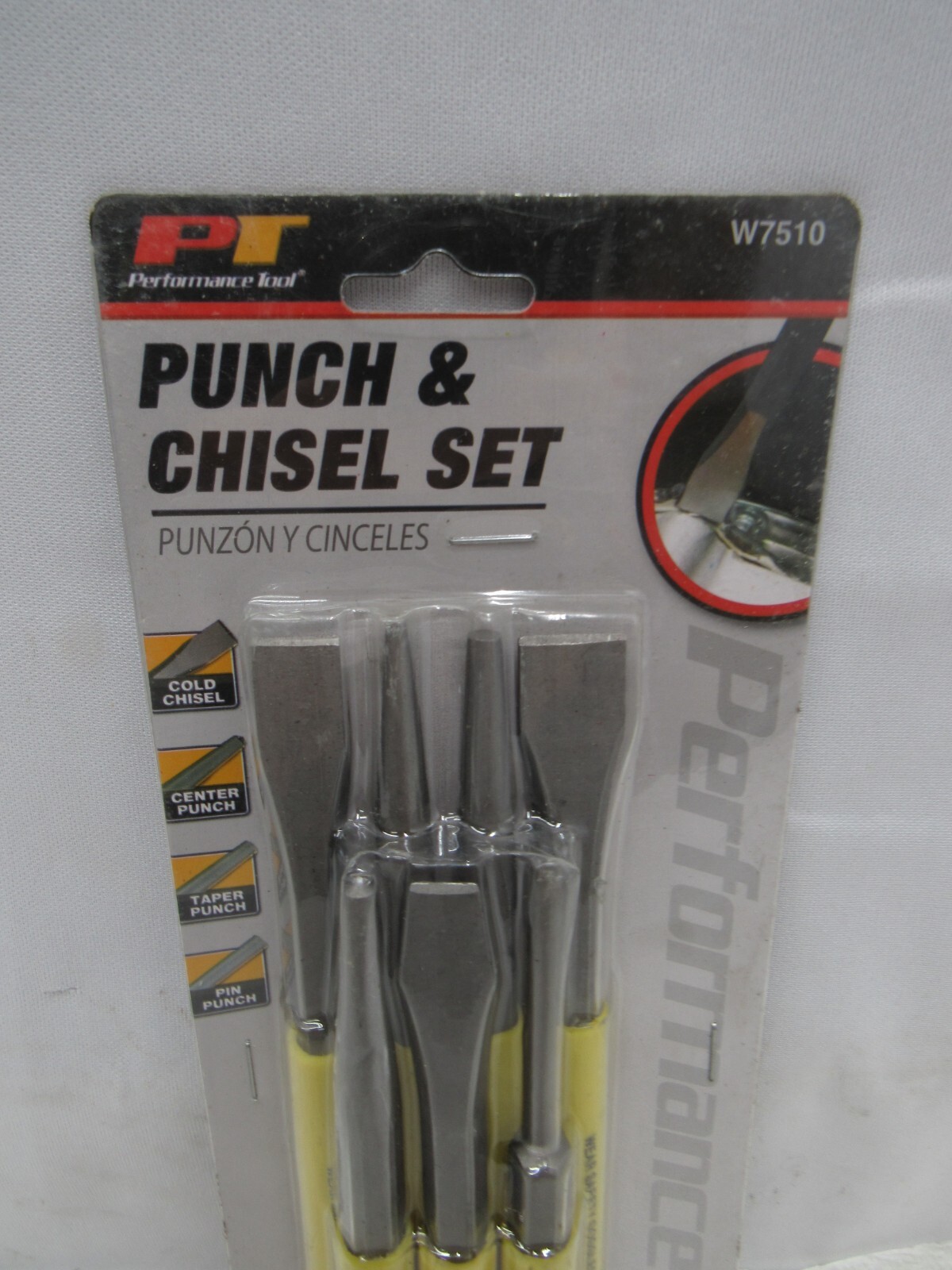 Performance Tool PT 7 Piece Punch and Chisel Set P/N W7510(V3)