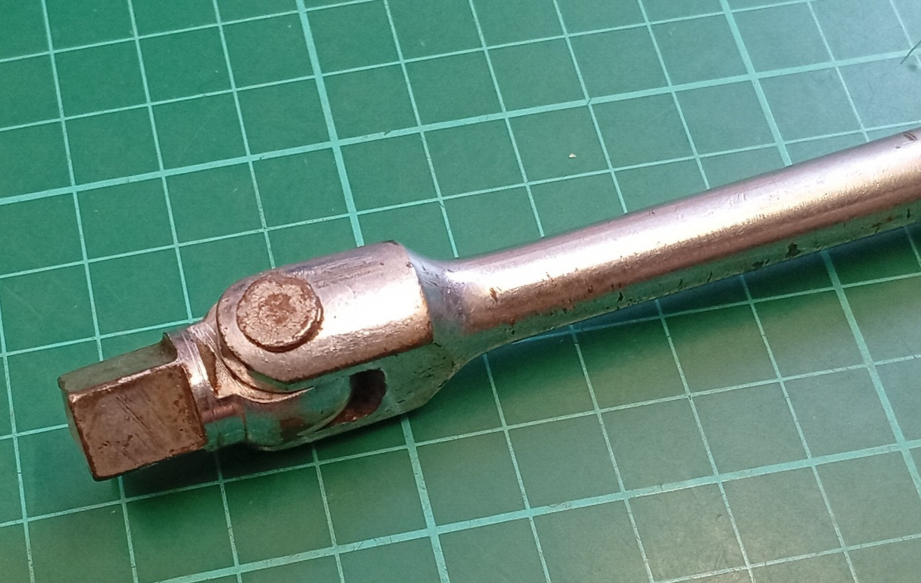 Vintage TIPCO W40, 3/8″ Drive, 8″ 200mm Breaker Bar, British Made