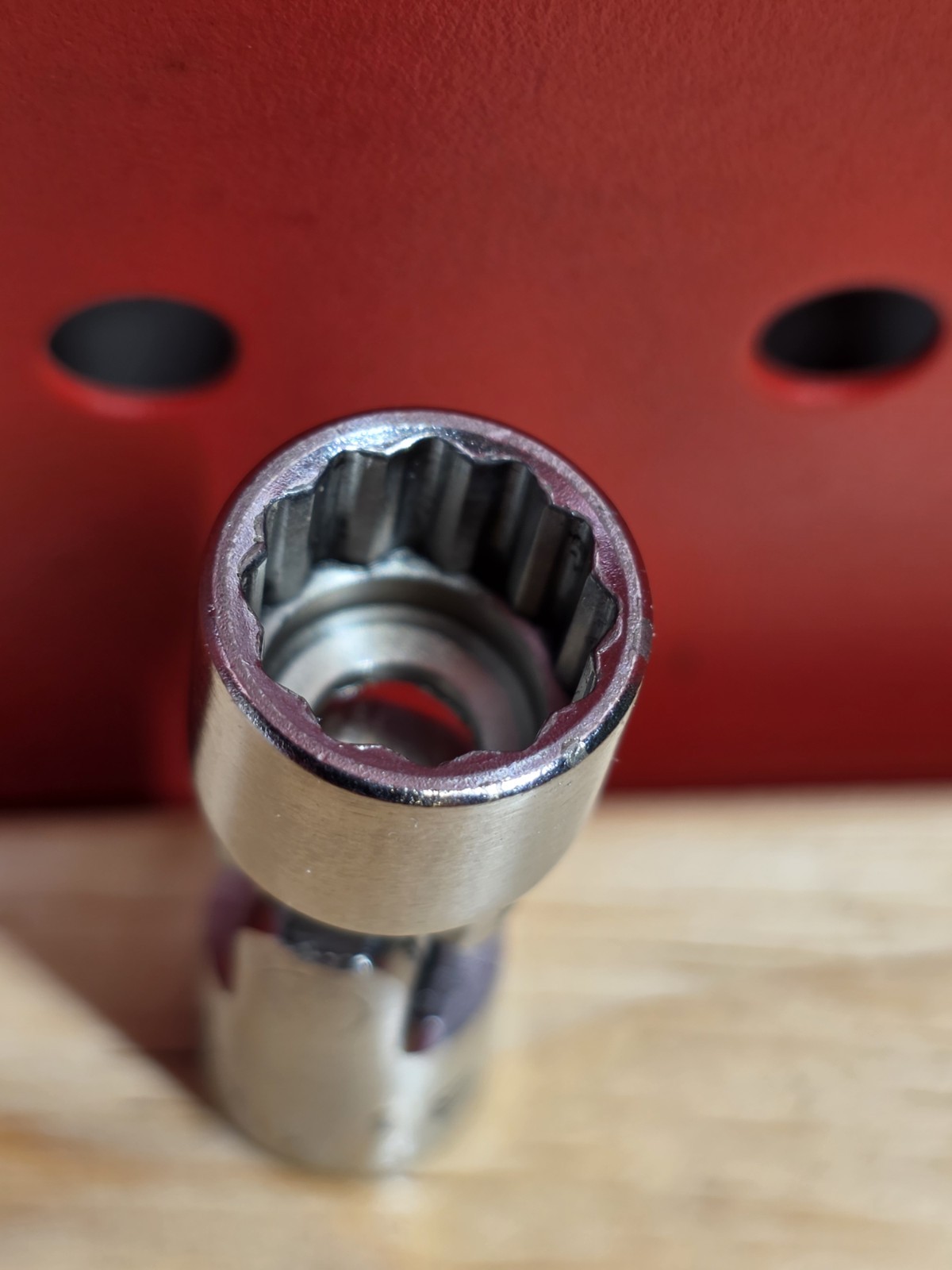 Snap-on TMU121 3/8” SAE 1/4” Drive 12-Point Swivel Wobble Socket USA See Details