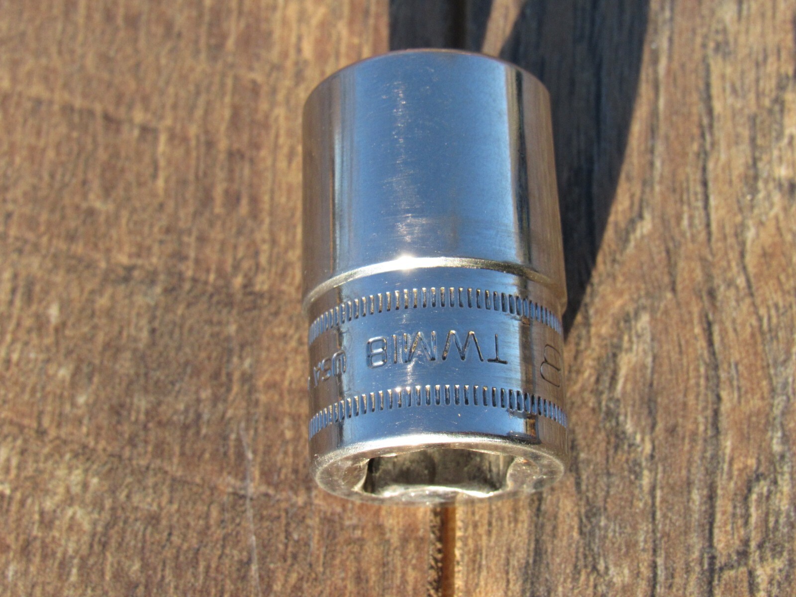 SNAP ON TWM18 18MM 1/2″ DRIVE METRIC 6 POINT CHROME SHALLOW SOCKET TWM 18 18 MM