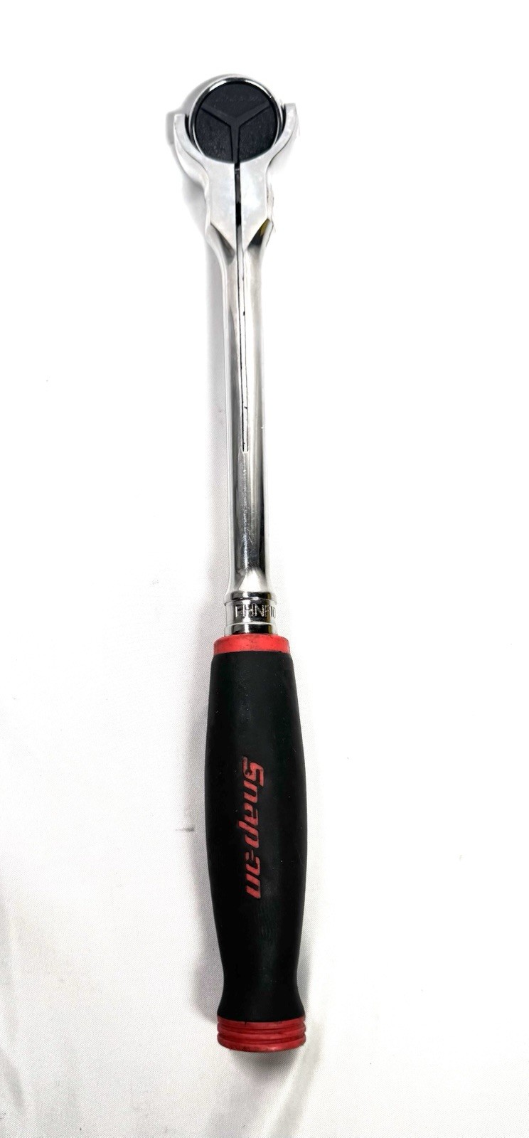 NEW Snap-On RED FHNF100 3/8″ 100-Tooth Soft Grip Swivel Head Ratchet Eps005728