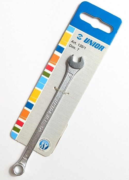 Unior 120/1 Combination Wrench Long Type 600358 – 7mm