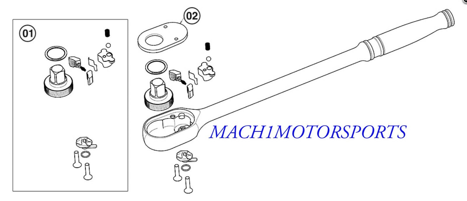 Snap On 1/2″ Dual Pawl 80 Tooth Ratchet Rebuild Kit S80A SF80A SH80A SHF80A SHL_