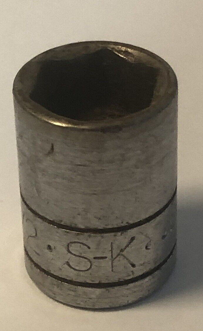 4 S-K Tools Socket Lot 7/8 9/16 1/2 13mm 1/2″ 3/8″ Drive 40128 40118 40313 45116
