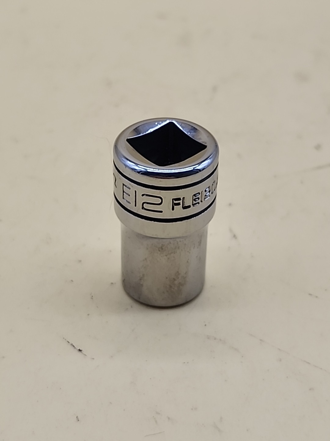 Snap-On Tools FLE120A 3/8″ Dr E12 Shallow Inverted TORX Female Chrome Socket