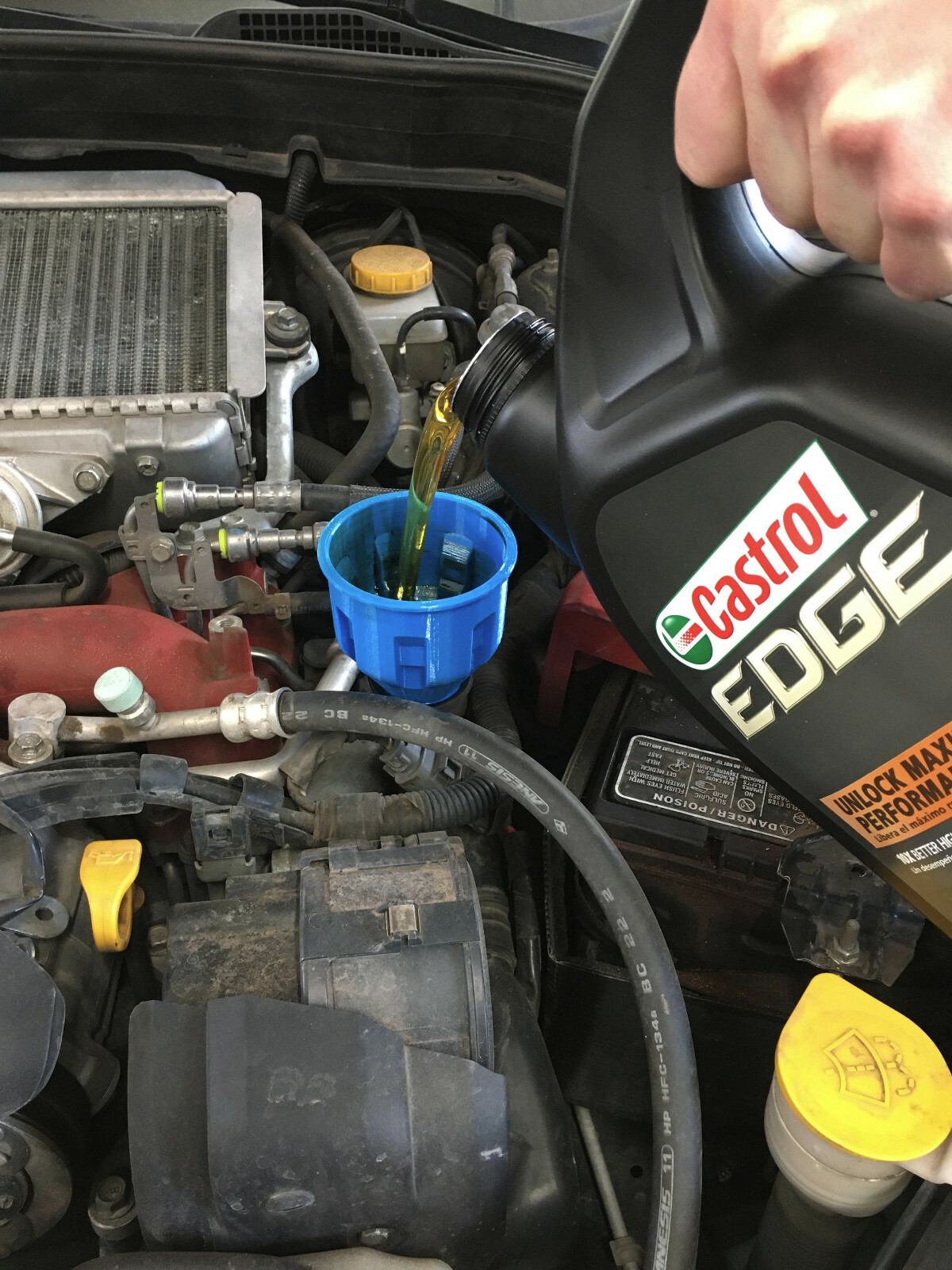 Oil Filter Wrench Removal Tool for Subaru / Funnel No Mess