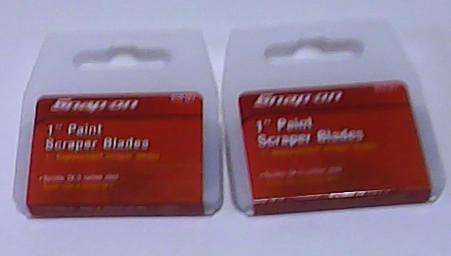 Snap On 87121 1 Inch Paint Scraper Blade 2 Pieces New