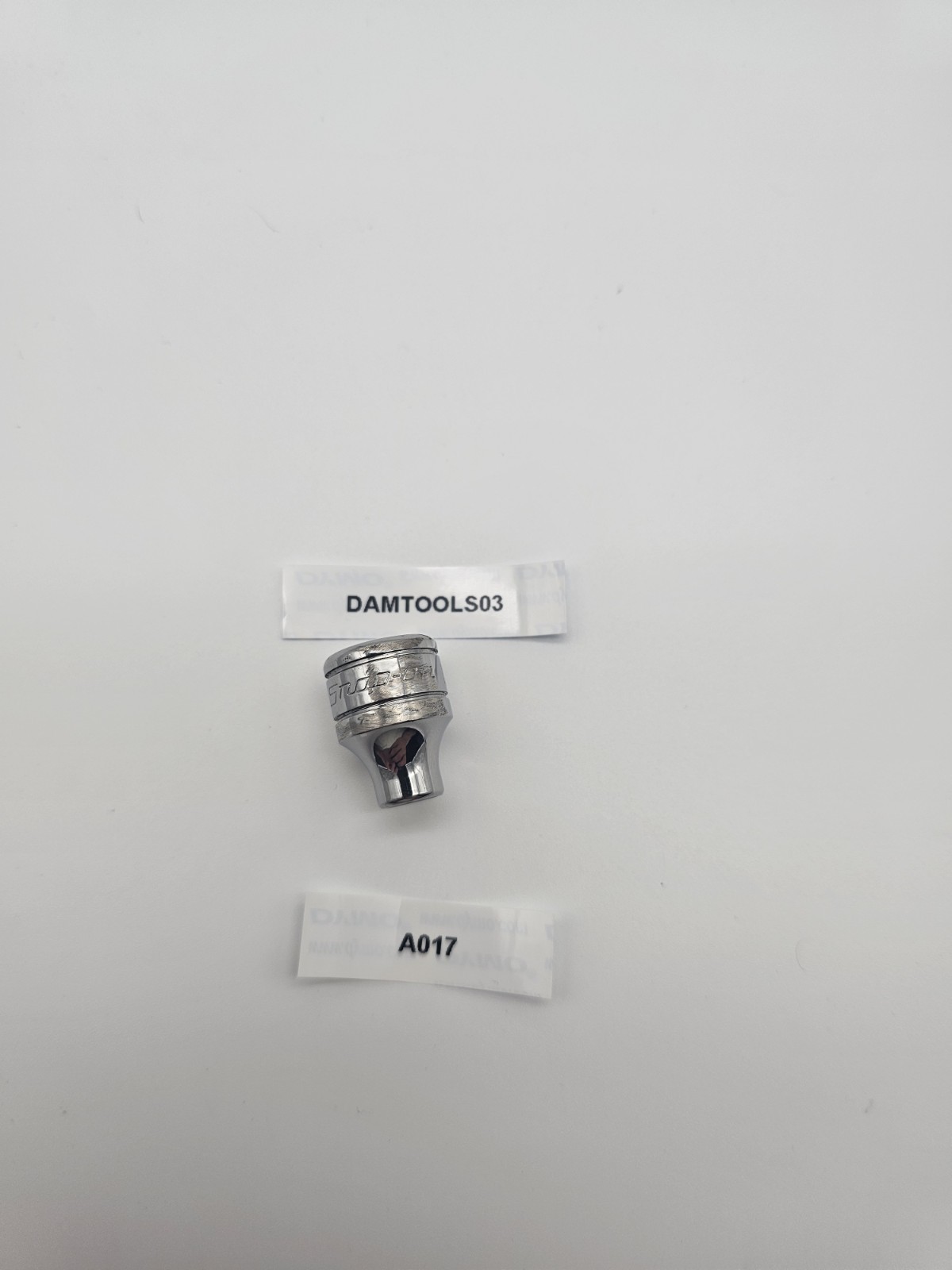 Snap On Tools 3/8″ Drive 1/4″ 6PT Shallow Chrome Socket F081 USA