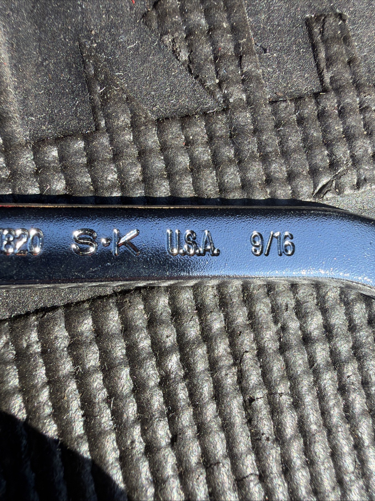 Rare SK Tools USA 2pc Obstruction Distributor Crescent Moon Wrenches H1600 H1820