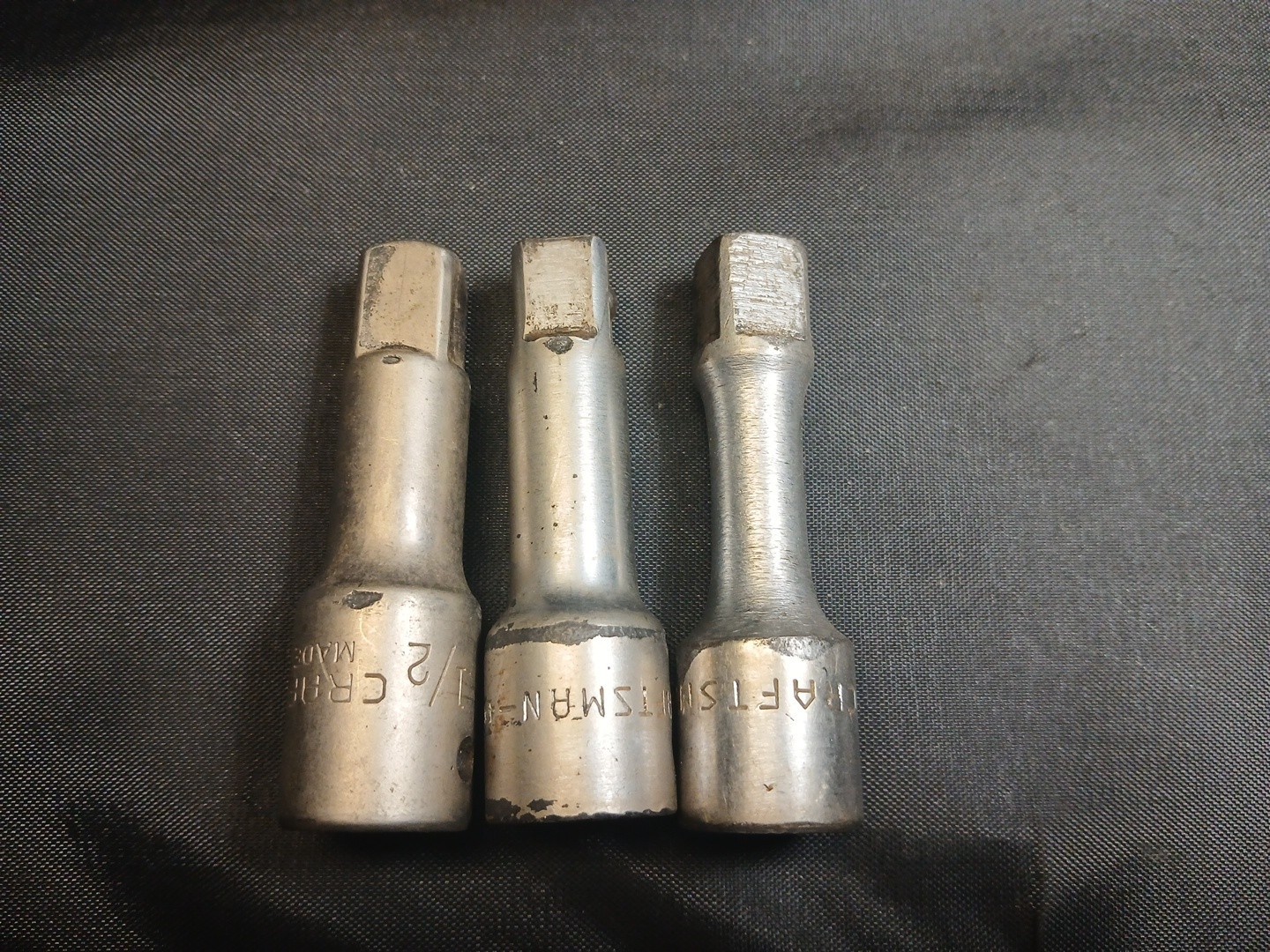 Lot Of Craftsman USA drive Extensions & Adapters