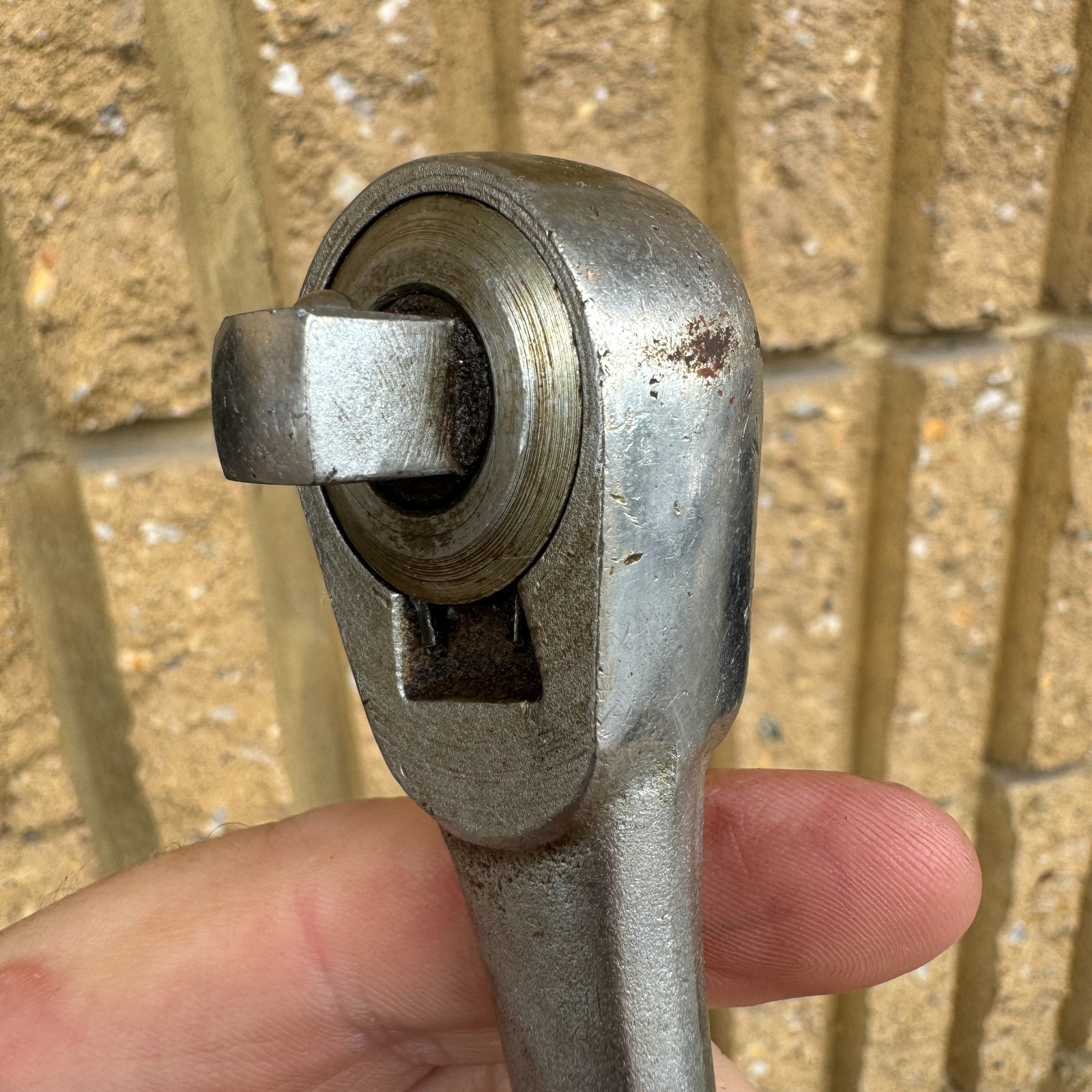 Vintage Oxwall 3/8” Drive Socket Wrench / Ratchet 7.5” Long MADE IN JAPAN