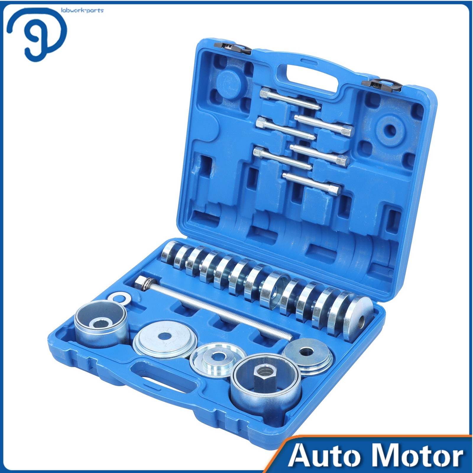 31Pcs Front Wheel Drive Hub Bearing Puller Remover Install Removal Tool Kit Set