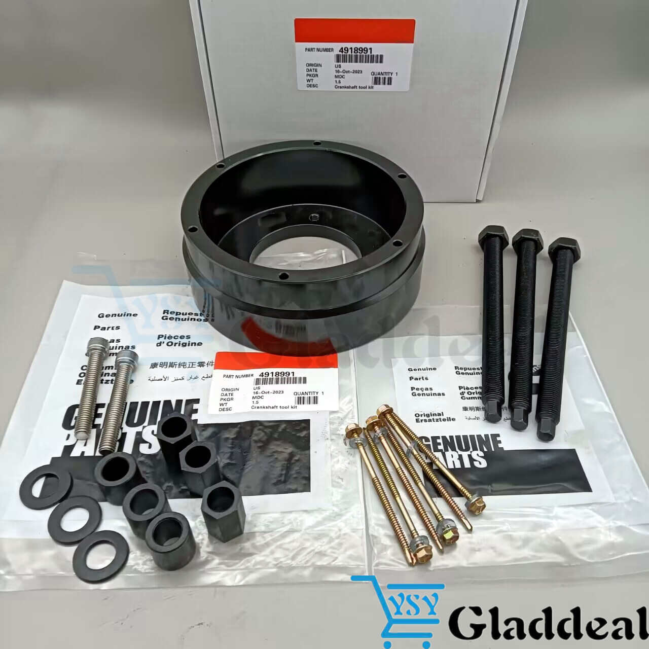 Genuine For Cummins ISX12 ISX15 Front Crankshaft Seal & Wear Sleeve Remover