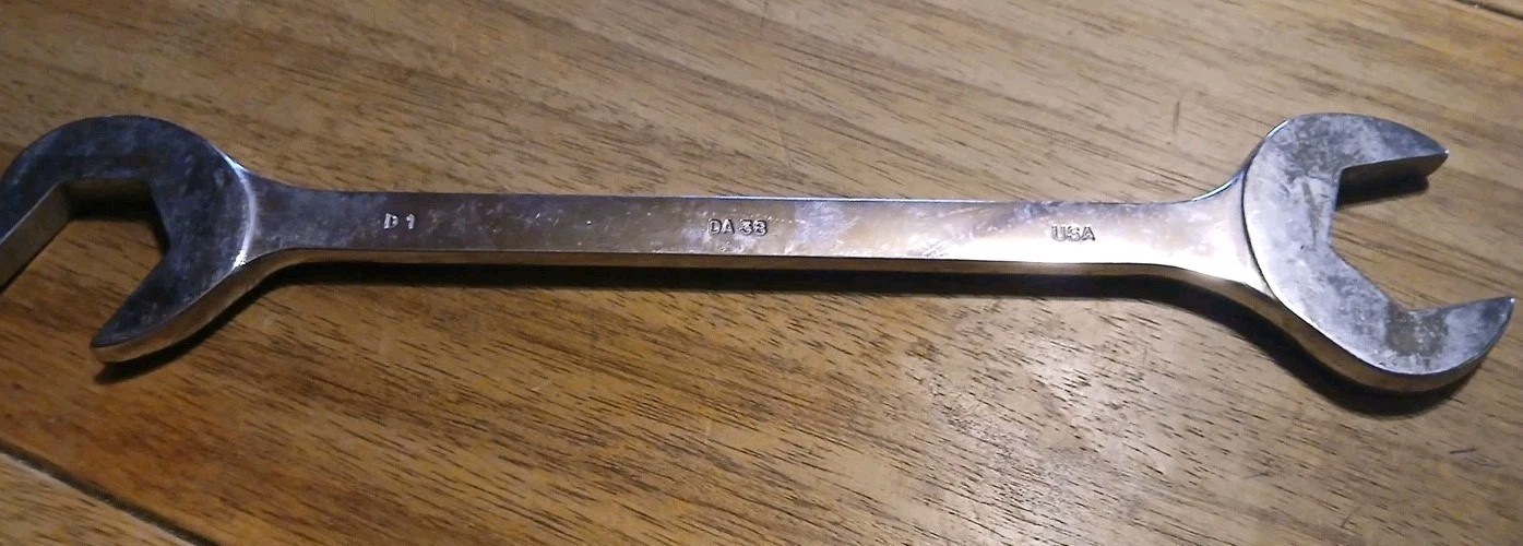 Vintage MAC Tools DASeries 5pc4‑Way AngleHead Open End Wrench Set 9/16″ to 1-3/8
