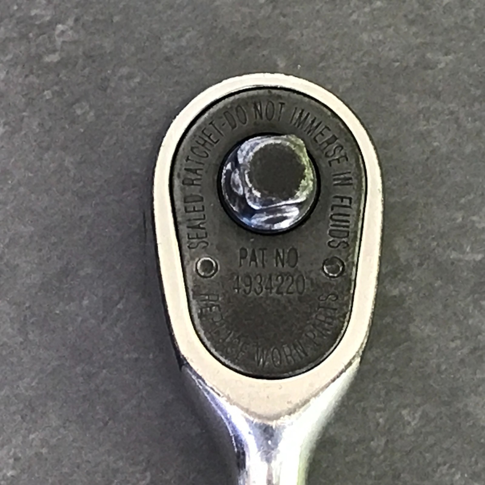 Snap-on TM830 1/4″ Drive Short Handle Chrome Ratchet 4.5″ Made in USA Vintage