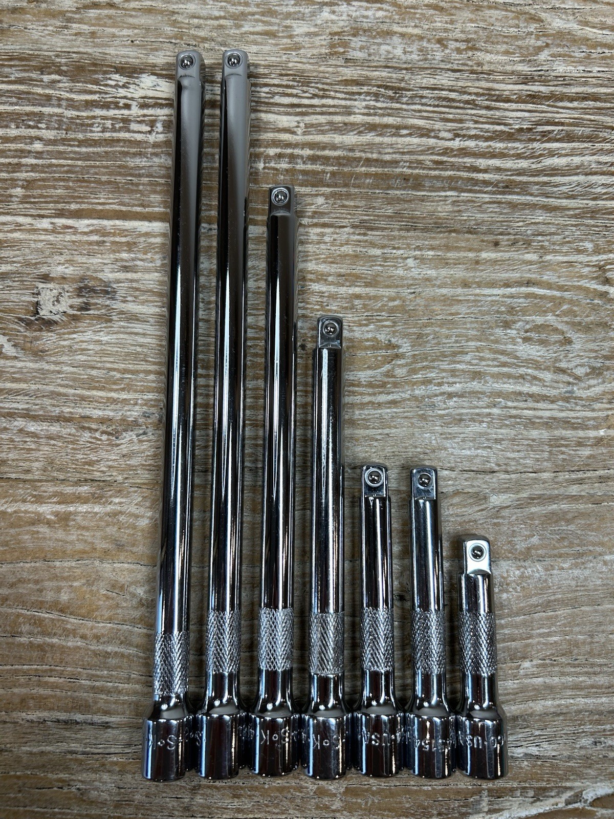 SK Tools 7 Piece 3”, 4″, 6″, 8”, 10″ – 3/8″ Drive Extension Lot Set FREE SHIP