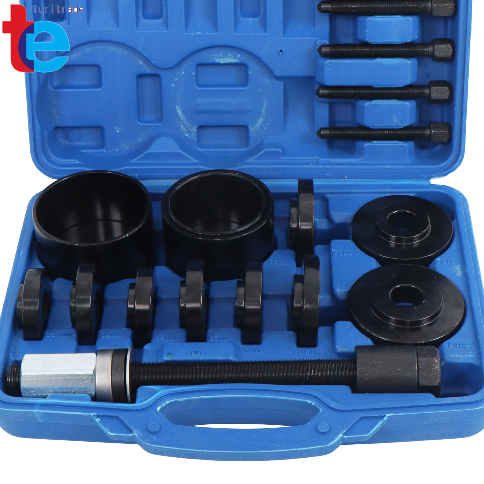 19pc Master Set Front Wheel Hub Drive Bearing Removal Install Service Tool Kit