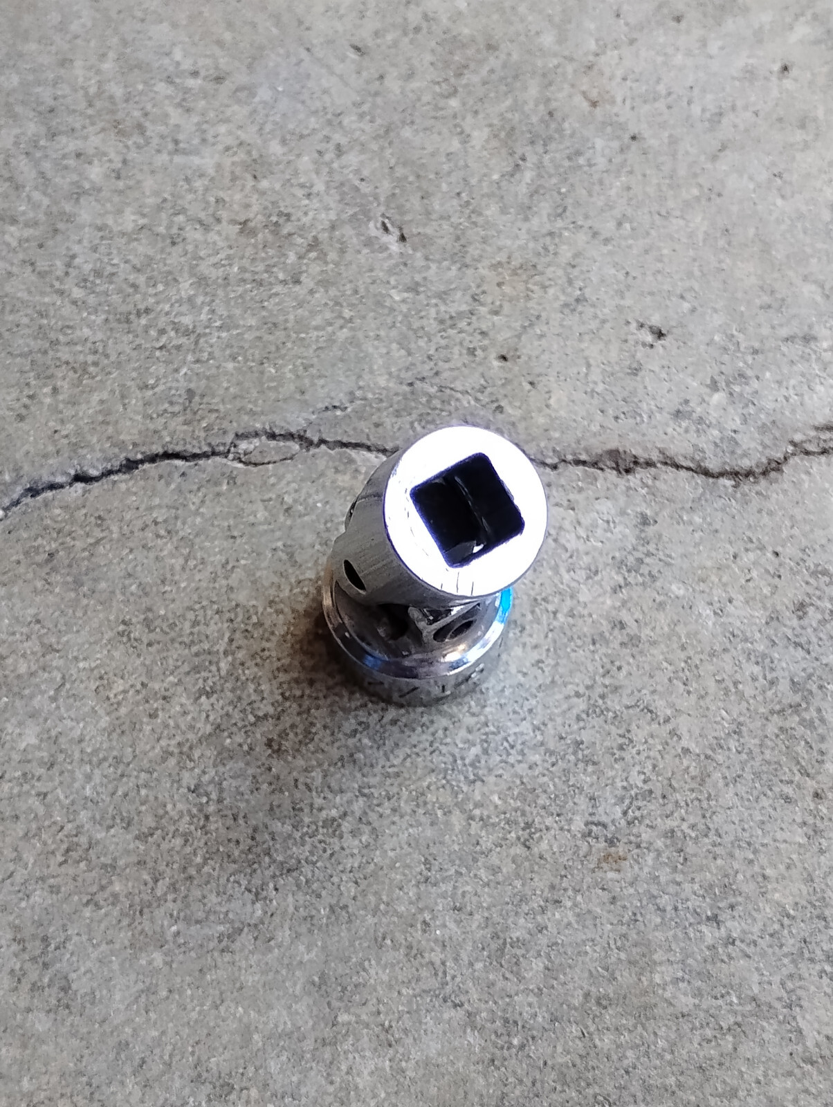 Mac Tools 1/4 Drive 7/16″ 6PT Swivel Chrome Socket MU146 USA Made