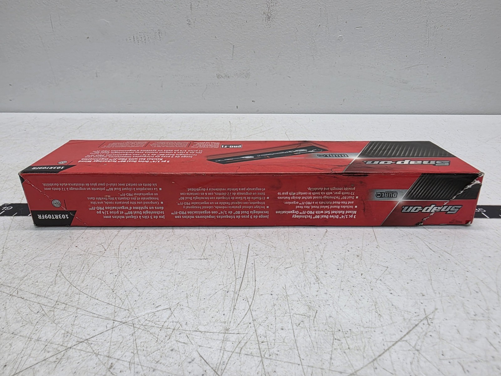 Snap-on Tools 103ART09FR 3pc 1/4″ Drive Dual 80 Mixed Ratchet Set w ProFi