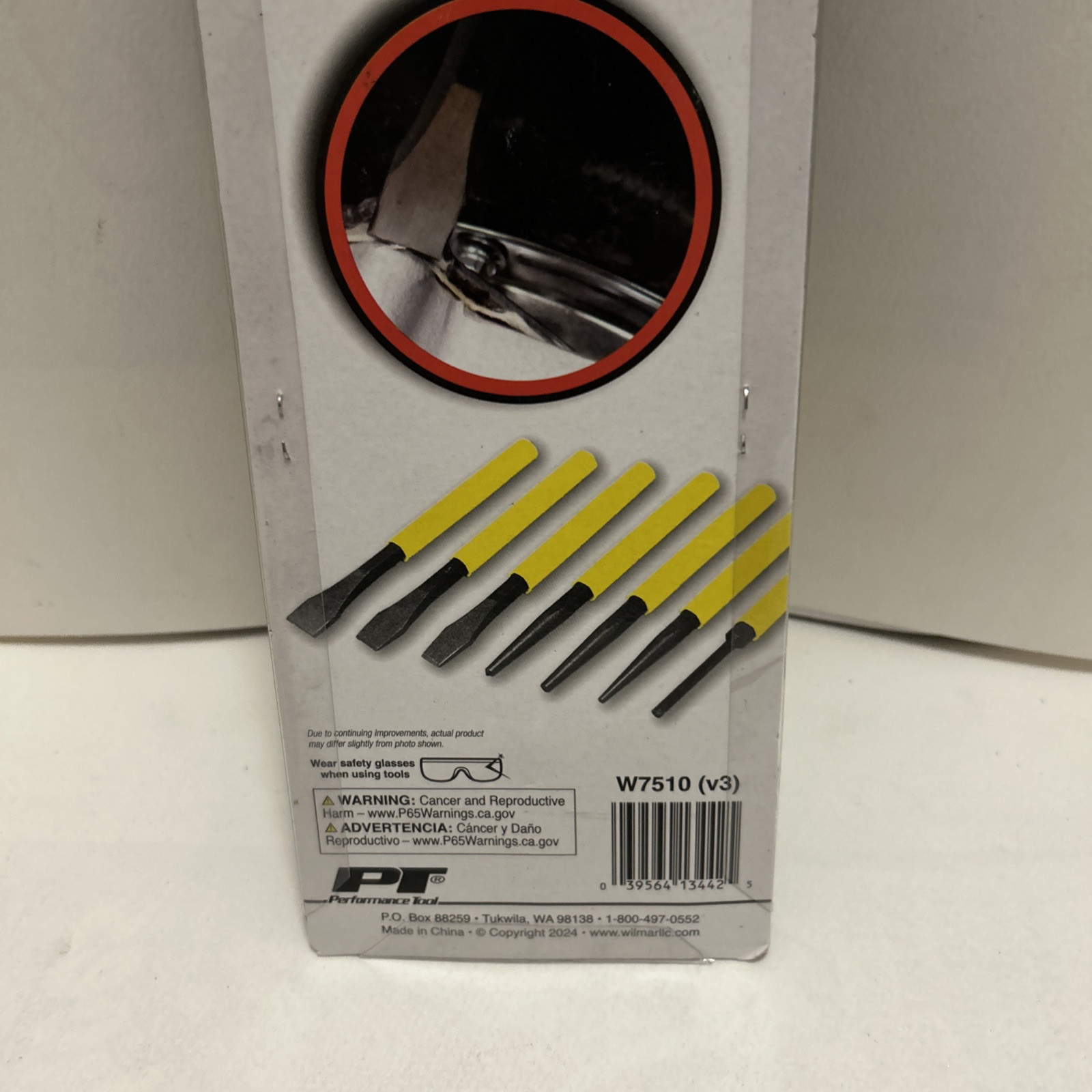 Wilmar 7 pc. Punch & Chisel Set, High Carbon Steel,