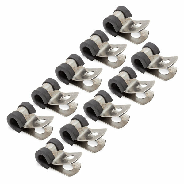 Eastwood 10 Pieces 3/16 inch Brake Line Mounting Hardware Clip Set