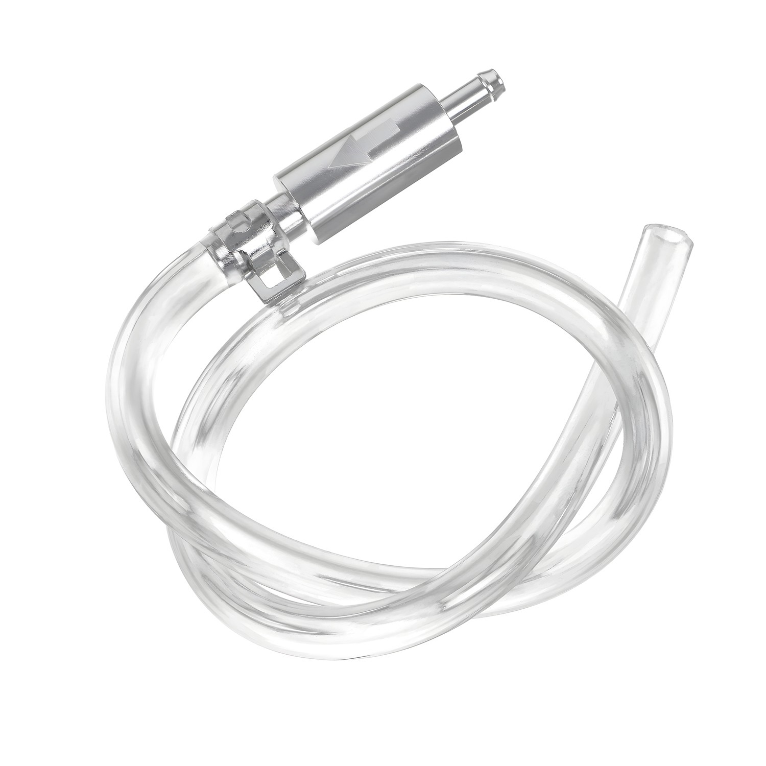 2 PCS Brake Bleeder Hose, One Way Check Valve Tube Bleeding Tool Kit Silver USA