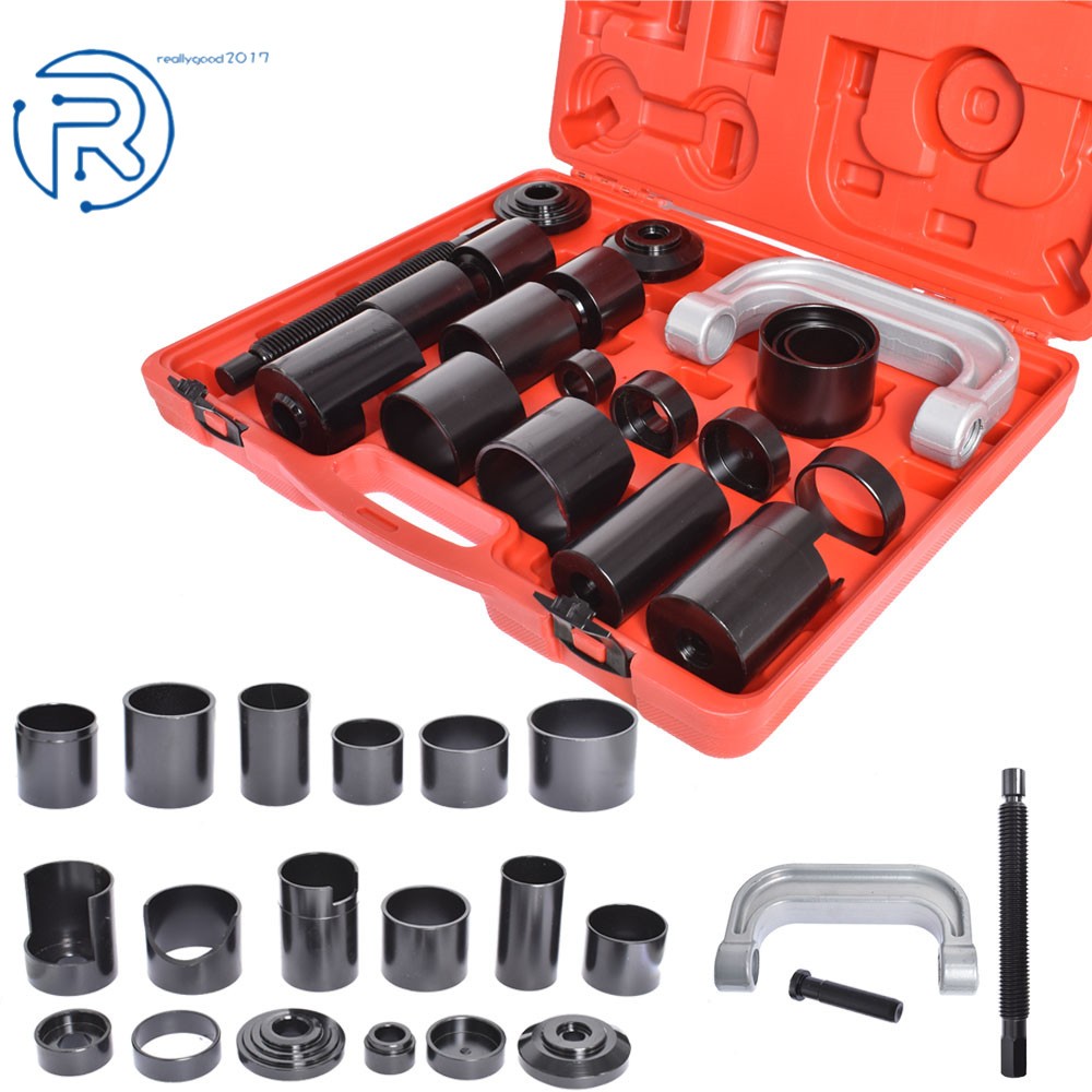 Auto Repair Service Removal Ball Joint Press Tool Kit 21PCS & Master Adapter Set