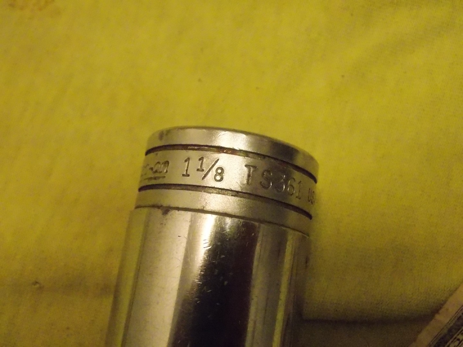 Snap-on TS361 1/2″ Drive 1-1/8 6-Point Deep Socket TS221 11/16 FREE Ship After1
