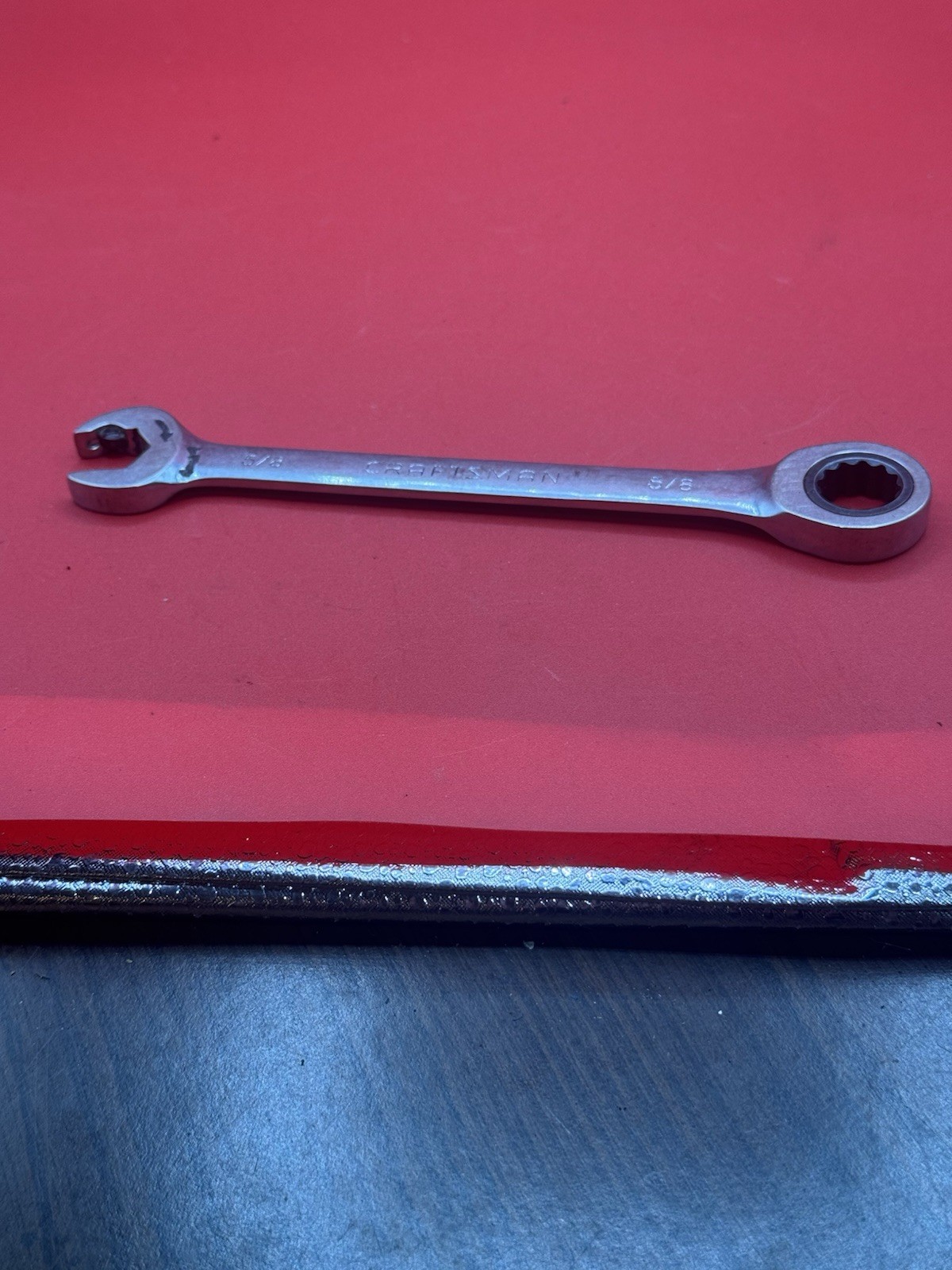 Craftsman Polished 5/8″ Dual Ratcheting 12 Point Combination Wrench 1474 D-AB