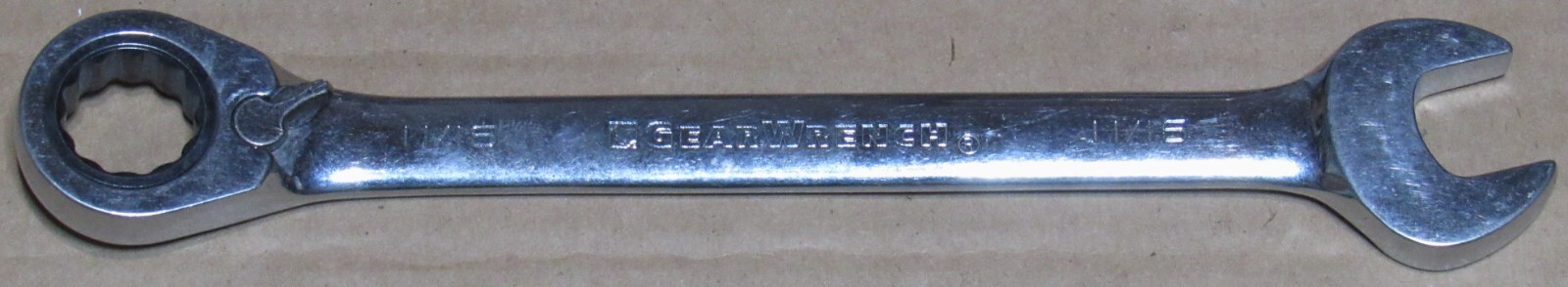 GEARWRENCH, 11/16″ OFFSET OPEN/BOX END, 12 PT, RATCHETING COMBINATION WRENCH