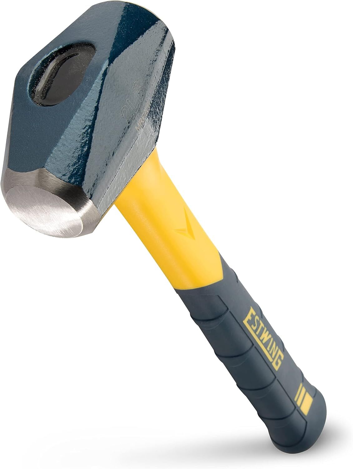 ESTWING Sure Strike Drilling/Crack Hammer – 2 lbs (Pounds), Blue/Yellow