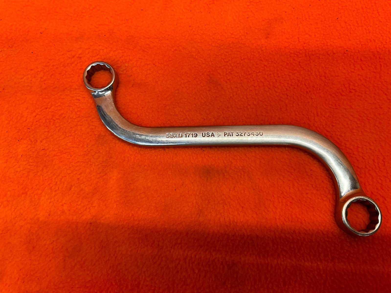 Snap-On Tools SBXM1719 17mm & 19mm S-Shaped 12 Point Box End Wrench
