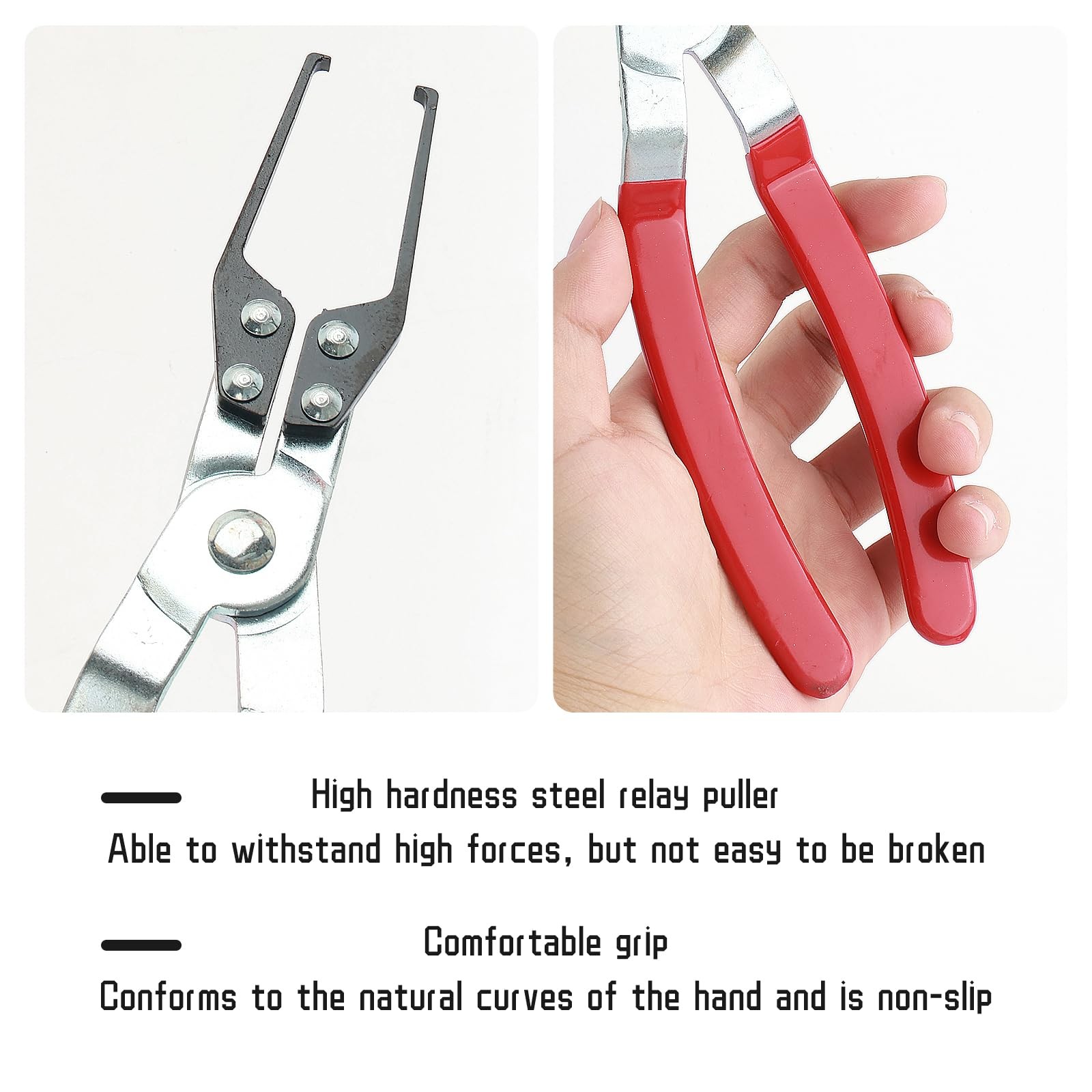 4 PCS Car Fuse Puller Tool Relay Pliers Kit Non-Slip Replace Vehicle Compact