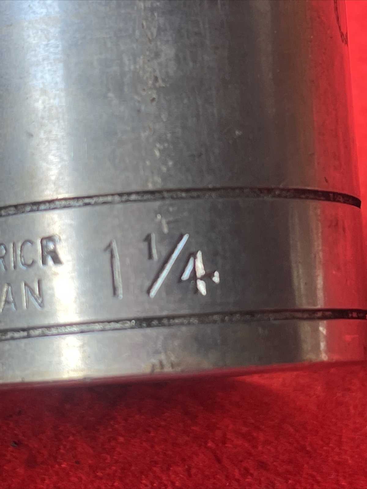 VINTAGE CONTINENTAL AMERICAN SOCKET, 1-1/4″, 1/2″ DRIVE, 12 POINT – JAPAN (t80)