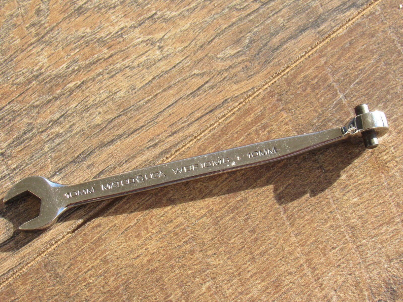 RARE MATCO 10MM WBF10M6 CHROME METRIC SPECIALTY WRENCH 10 MM WBF10 M6 NICE USED