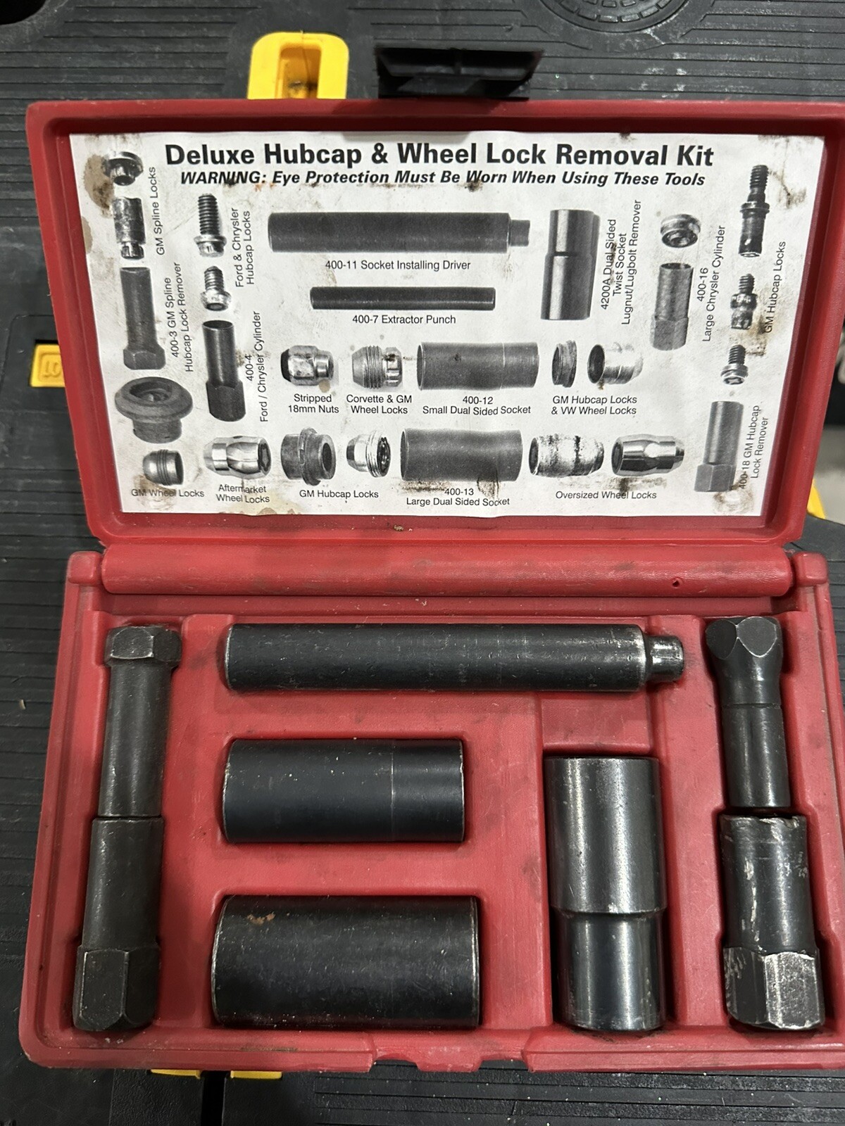 LTI LT-4000 Deluxe Hubcap & Wheel Lock Removal Kit
