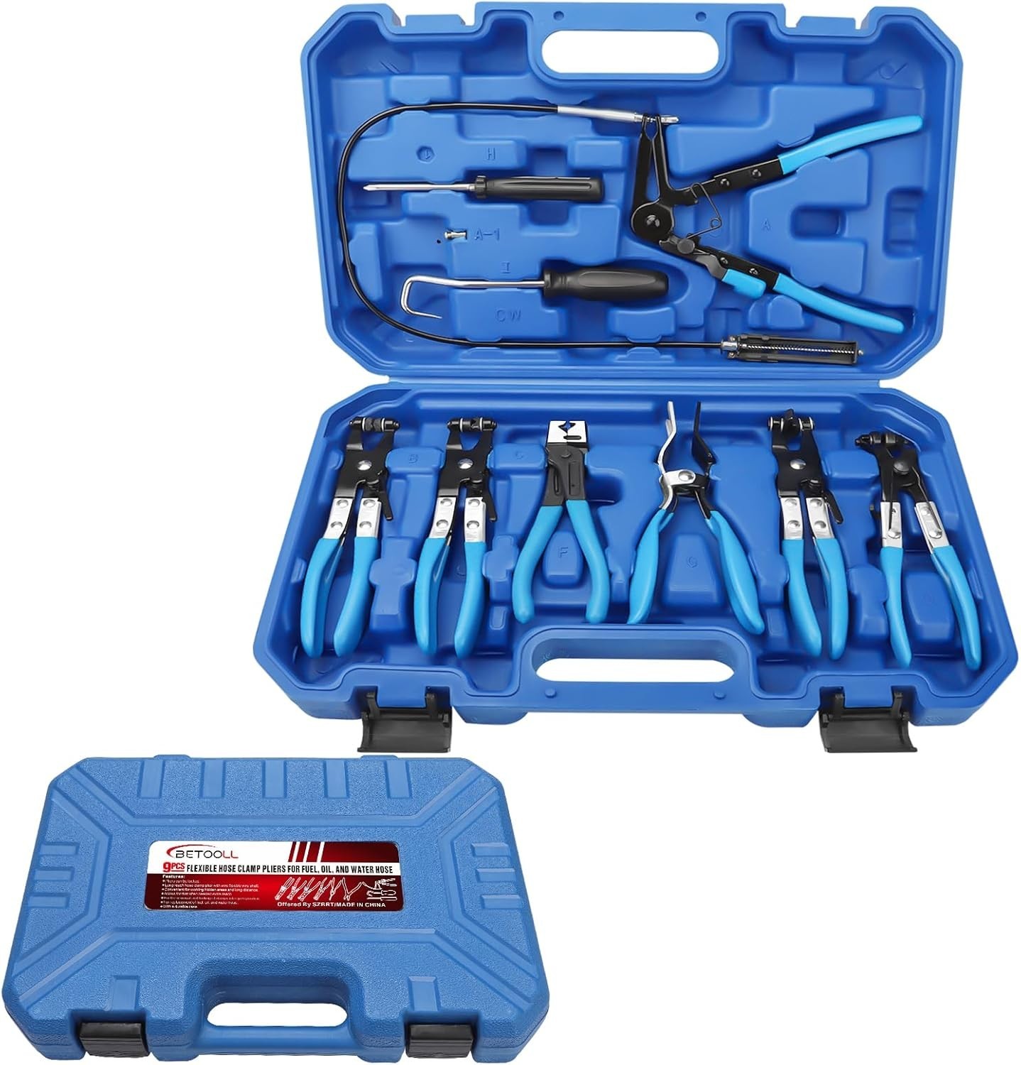 9pc Hose Clamp Pliers Set – Professional Automotive Tools
